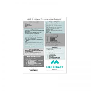 ADR: Additional Documentation/Development Request Home Care Cheat Sheet