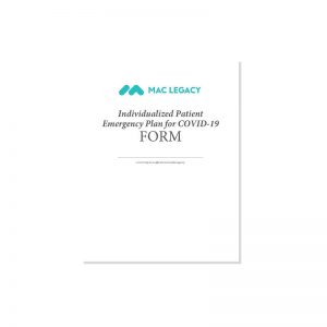 Individualized Patient Emergency Plan for COVID-19 - Digital Download